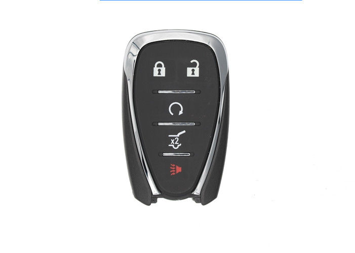 Zwarte Plastic Chevrolet-Sleutel FOB met Embleemfcc de Knoop van identiteitskaart HYQ4EA 5
