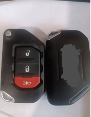 De Knoop van Jeep Wrangler OHT1130261 Keyless Flip Car Remote Key For 433Mhz 2+1