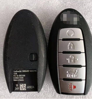 433Mhz 4+1 knop 4A Chip S180144507 KR5TXN4 Smart Key Voor Nissan Rouge