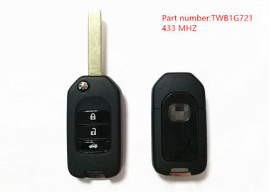 Zwarte 3 Knoop Honda Verre Zeer belangrijke 433Mhz met Artikelnummertwb1g721 Spaander 47