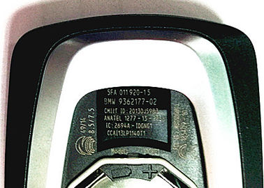 434 Mhz 9362177-02 NBGIDGNG1 voor Zwarte de Autosleutel van BMW van 2015 - van 2017