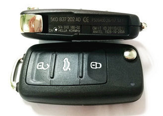 5K0 837 Verre Sleutel 433 Mhz 3 van de 202 ADVERTENTIEauto Verre het Beginsleutel van KNOOPvw FOB