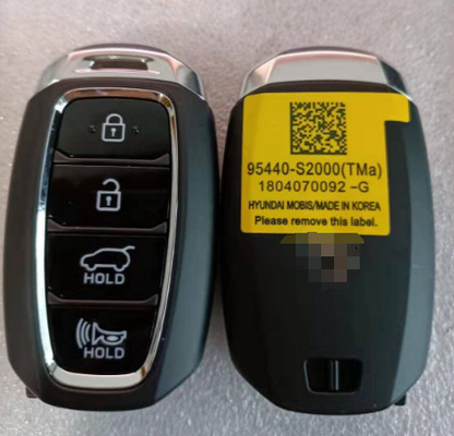 433Mhz 95440-S2000 4 knoppen 47 Chip TQ8-FOB-4F19 Smart Key Voor 2019- Hyundai Santa Fe